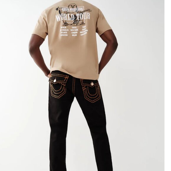 TRUE RELIGION MEN'S SUPER T ROCCO JEANS 32/32 - Picture 1 of 5
